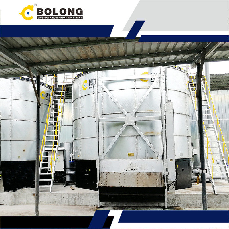 Resource recycling with organic fertilizer composting machine
